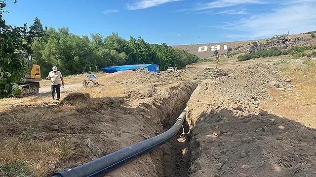 Ayvacık’ta 30 Köye Kesintisiz İçme Suyu Sağlayacak Dev Proje Devam Ediyor